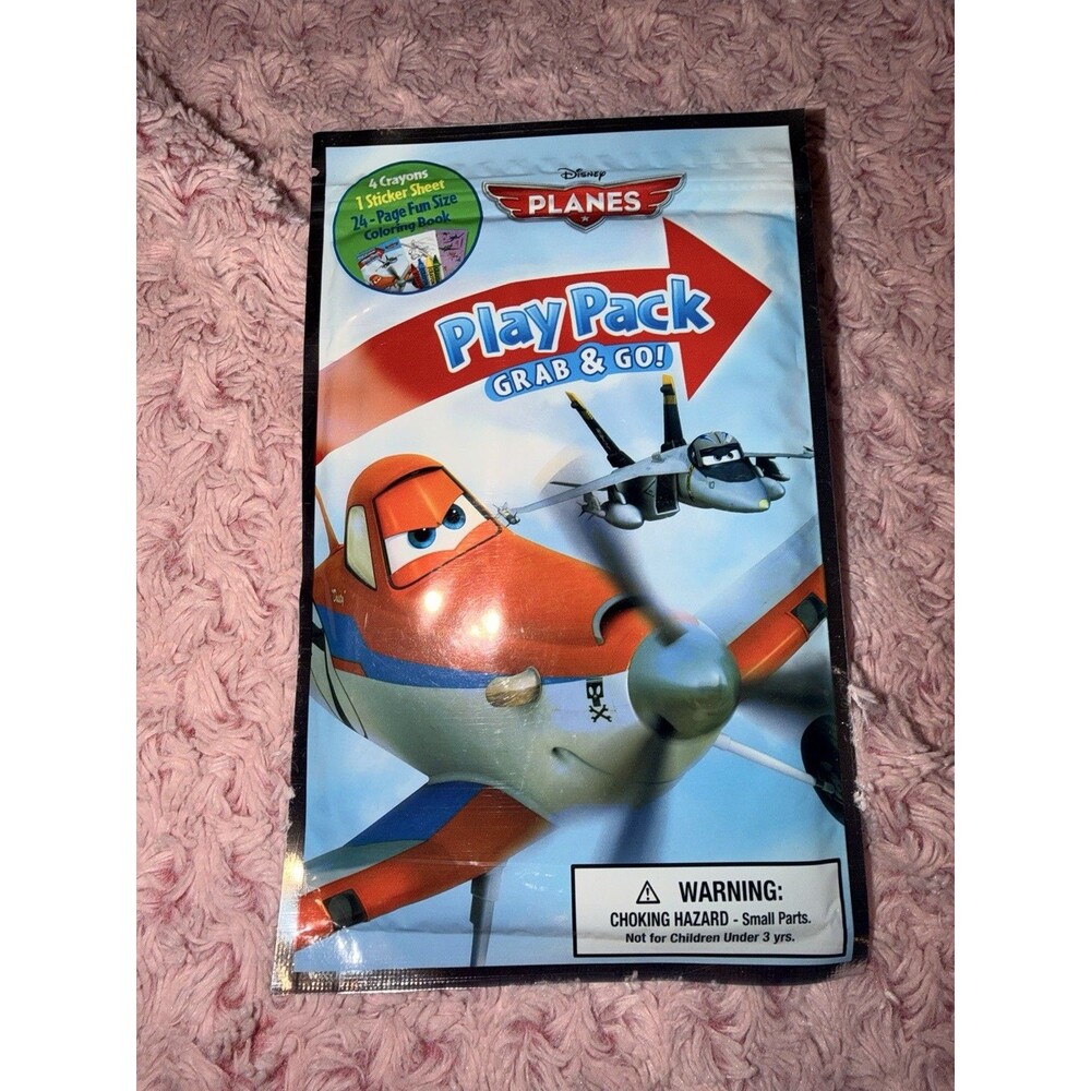 Disney Planes Play Pack Grab & Go Activity Set Pixar Coloring Book Travel Fun